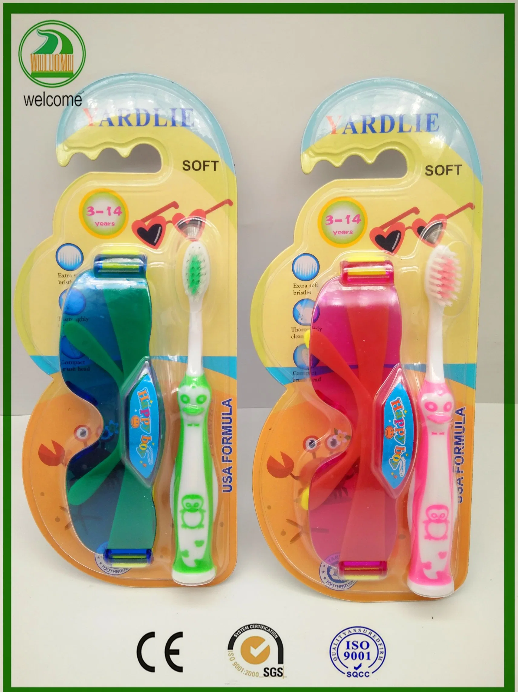 Premium 610 Nylon Bristle Childrens Toothbrush with Sun Glasses