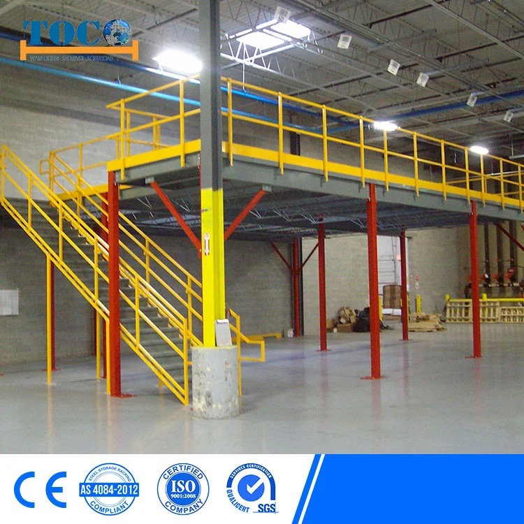 Steel Platform Raised Floor Mezzanine Rack Multi Tier Storage Factory