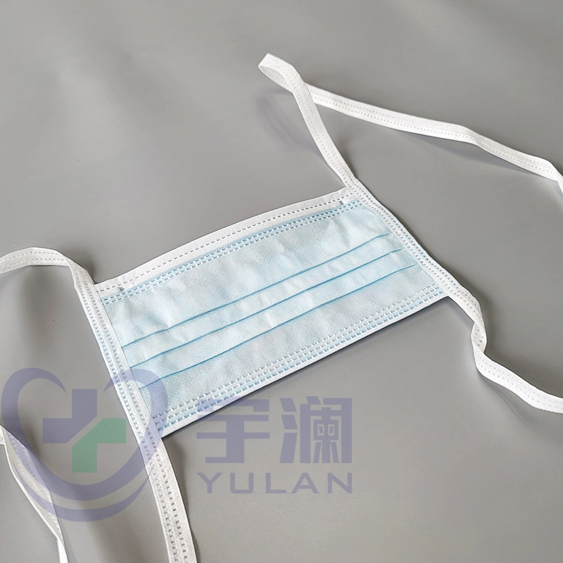 Disposable Medical Protective Surgical Face Mask with Tie on Type II