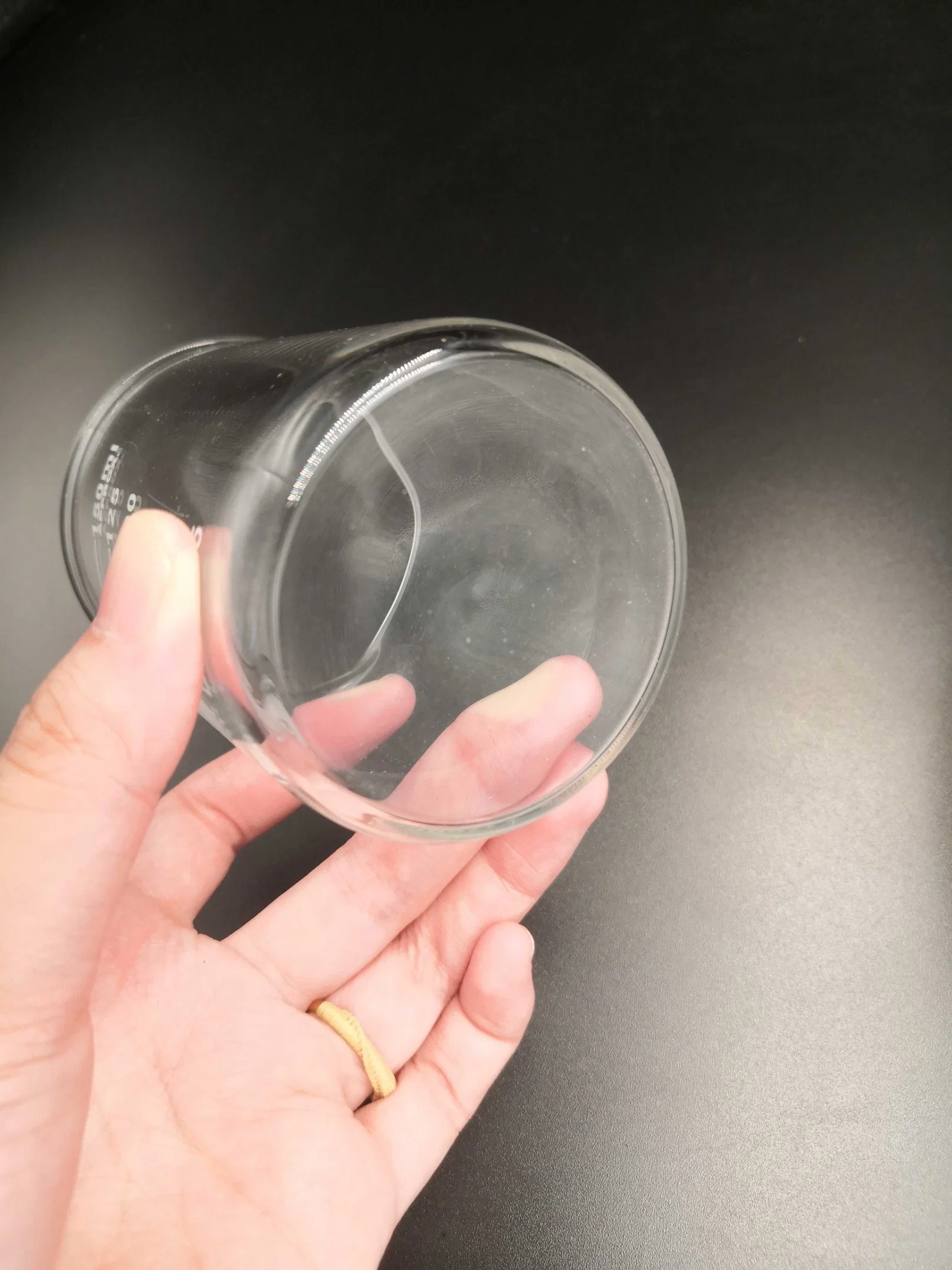 Vaso de precipitados de vidrio de laboratorio de medición de borosilicato de vaso de precipitados con CE ISO