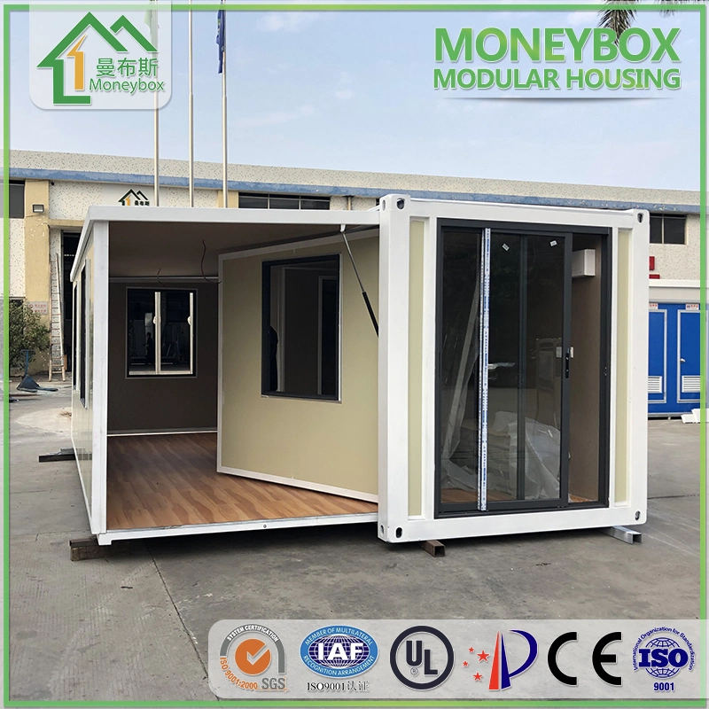 Outdoor Modular Portable Living Vorgefertigte Puerto Rico Big Luxury 2 Bettencontainer Häuser