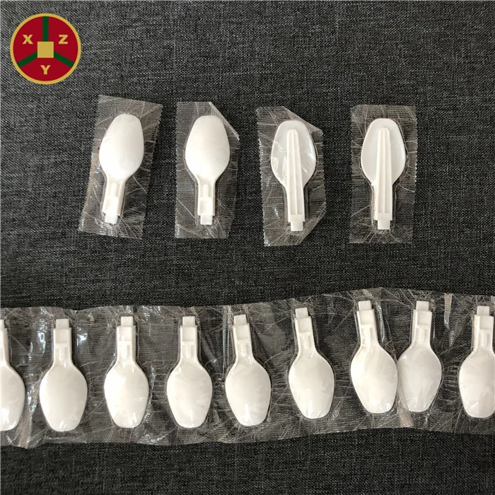 Manufacturer Hot Sale New Product 95X20mm Hard Plastic White Color Disposable Spoon for Yogurt