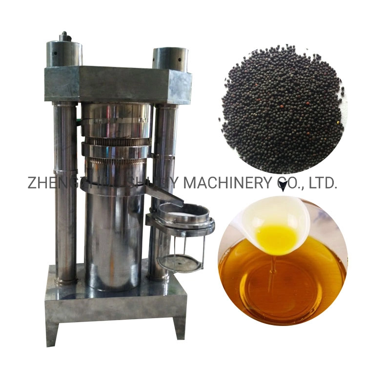 Factory Supply Hydraulic Cold Press Oil Making Extraction Press Machine