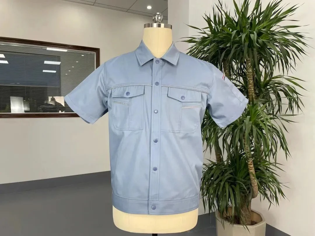 High quality/High cost performance  Best Seller OEM Workuniform Tshirt Safety Work Wear Short Sleeves