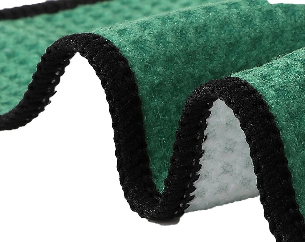 Serviettes de golf en microfibre à motif gaufré avec crochet, accessoires de nettoyage pour arbres de golf à triple pliage