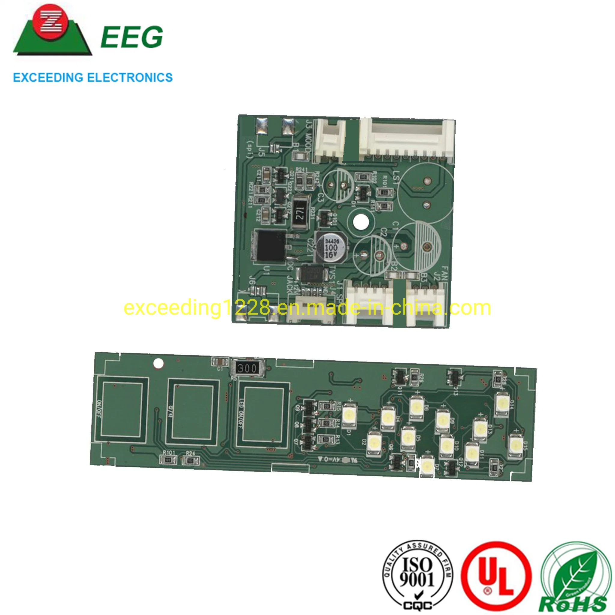 دائرة الطباعة متعددة الطبقات المخصصة لـ OEM ODM SMT Enig لوحة PCBA