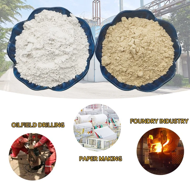 Heißer Verkauf Calcium / Natrium Bentonit Tonpulver Futterqualität
