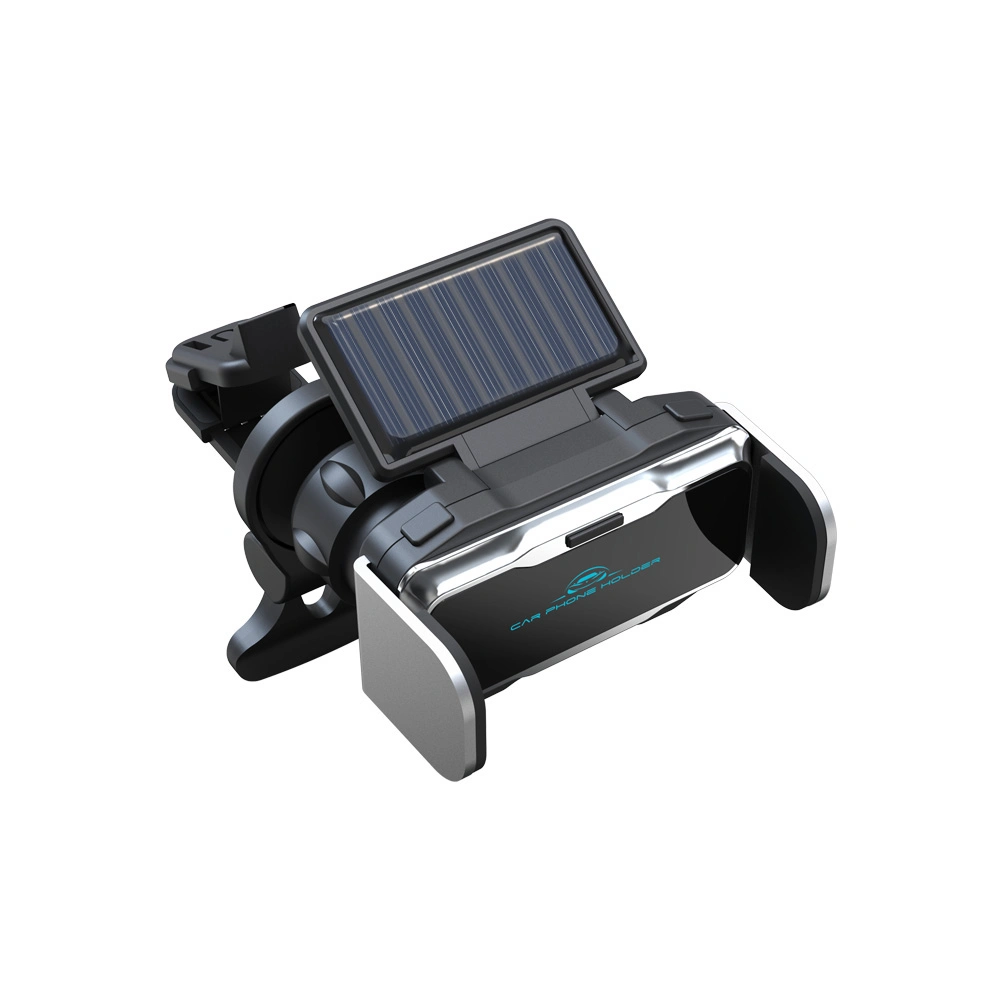 Air Vent Car Phone Mount Holder Electric Car Phone Holder Car Mount Solar Power Mobile Phone Holder