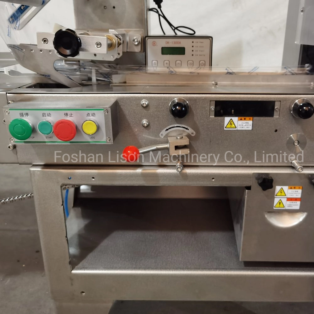 CE Automatic High Capacity Sandwich Small Biscuit Creaming Making Machine with Pile Packing Line