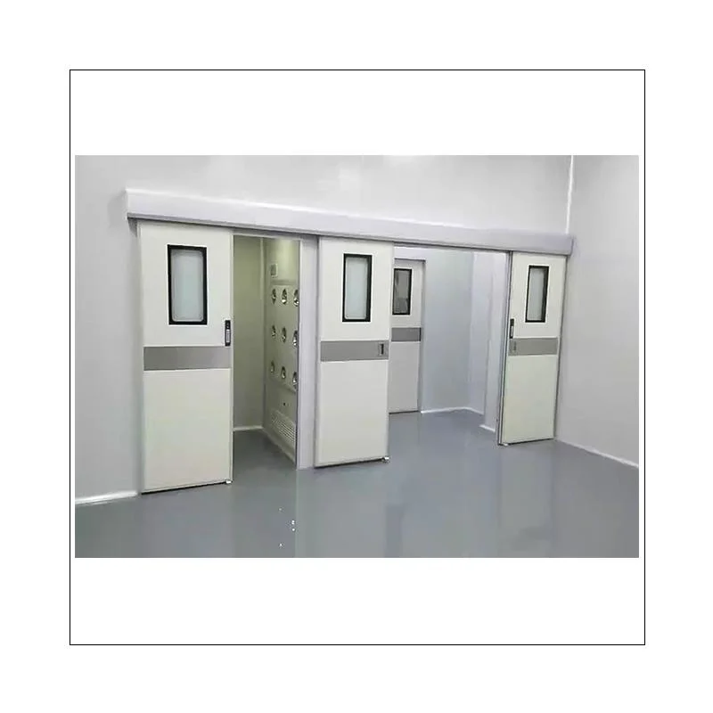 High Quality Hospital Operating Room Purification Sliding Steel Cleanroom Door