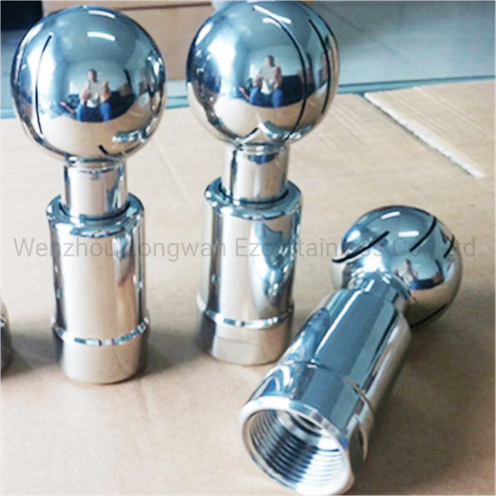 Stainless Steel Sanitary Hygienic Grade Rotary Spray Nozzles for Food Processing