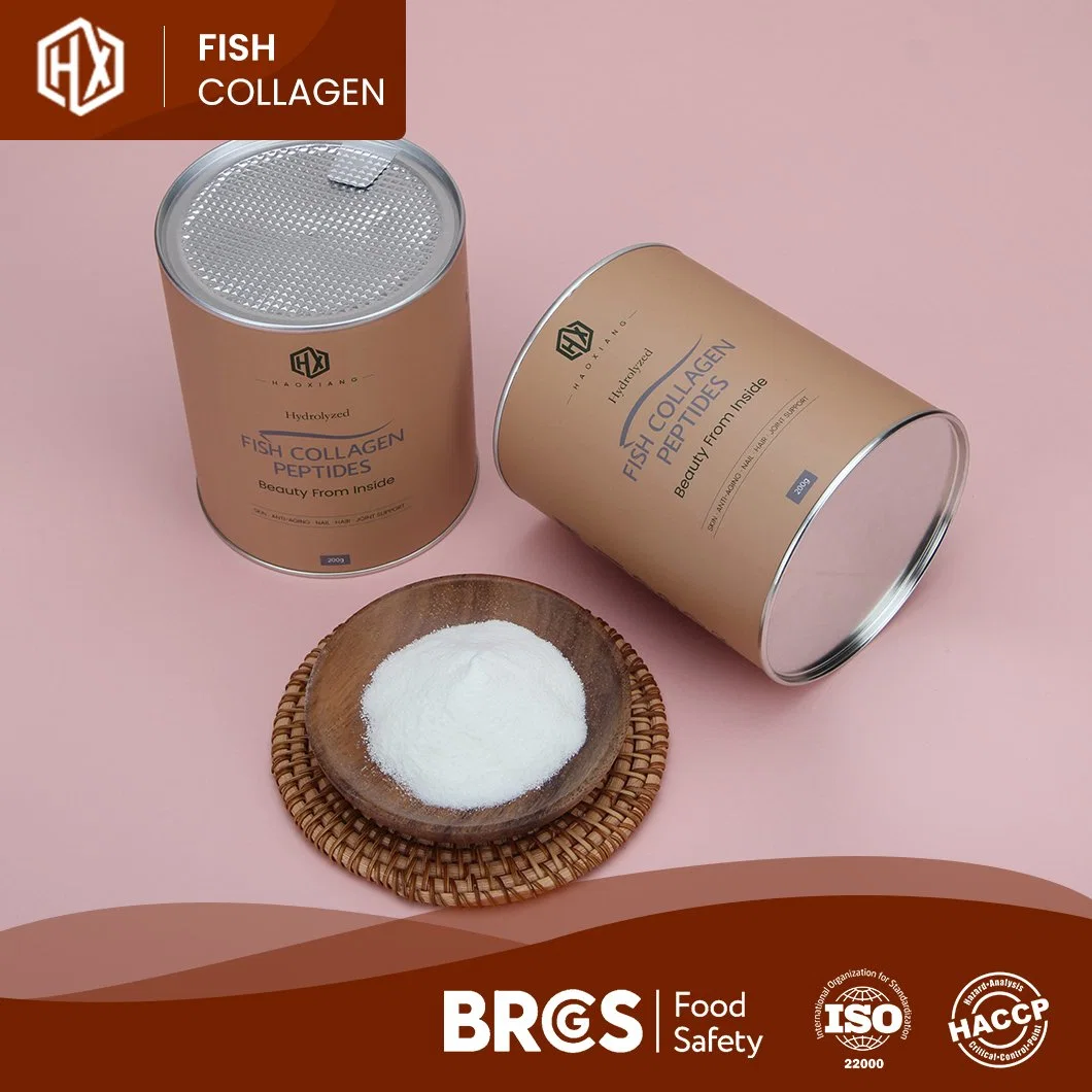 Taiwanmei China Organic Marine Collagen Peptide Lieferanten Bessere Pulver Collagen Peptide Großhandel Cod Haut-Marine Fisch Collagen Pulver mit Hyaluronsäure