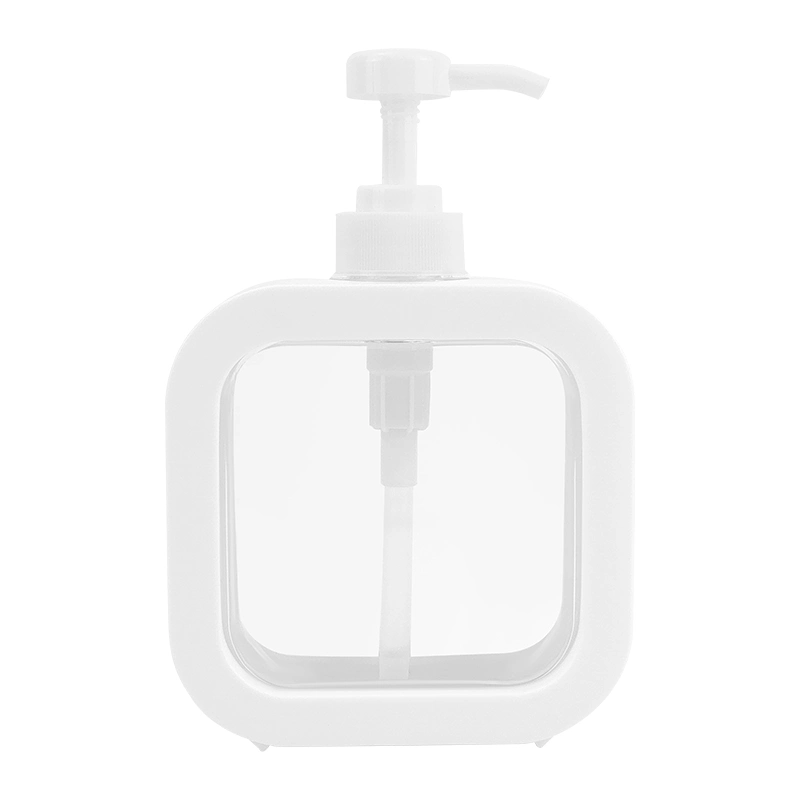 Custom White Square vide PET plastique lessive détergent liquide bouteille 1L