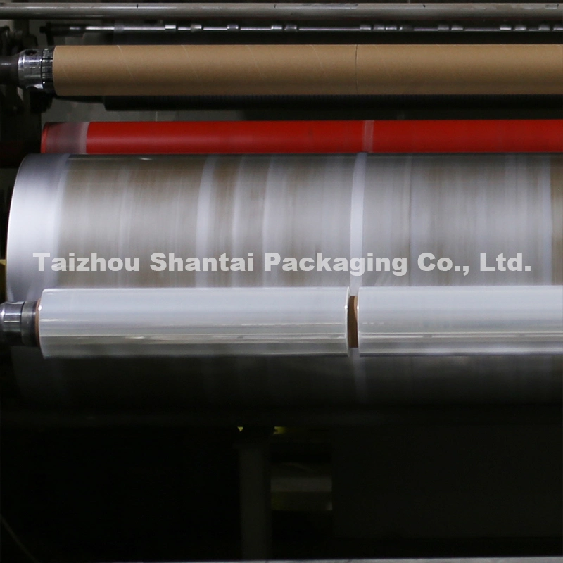 Industrial Plastic Film Cover Roll Shrink Wrap Transparent LLDPE Packaging Film