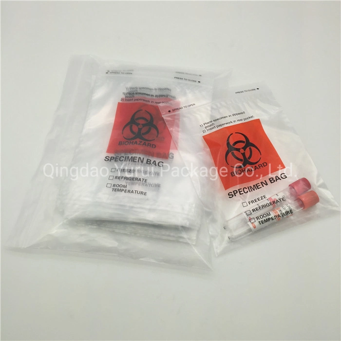 Medical Supplies Export Delivery Biohazard Specimen Bag