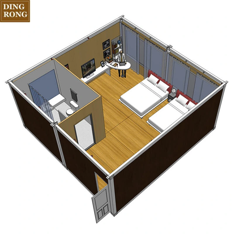 Temporary House Modular Shipping Container Hotel for Sale