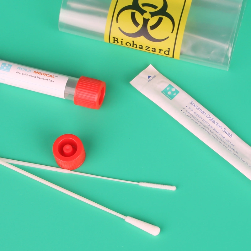 Virus Specimen Sampling Test Swab Tube Collection Universal Viral Transport Media Vtm