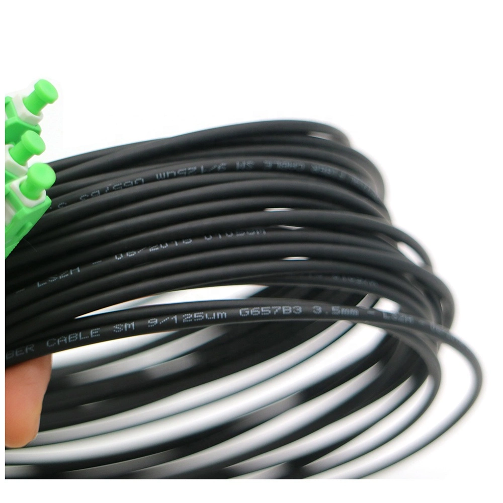 Durable FTTH Bow Type Drop Fiber Optic Patch Cord Sc APC Upc