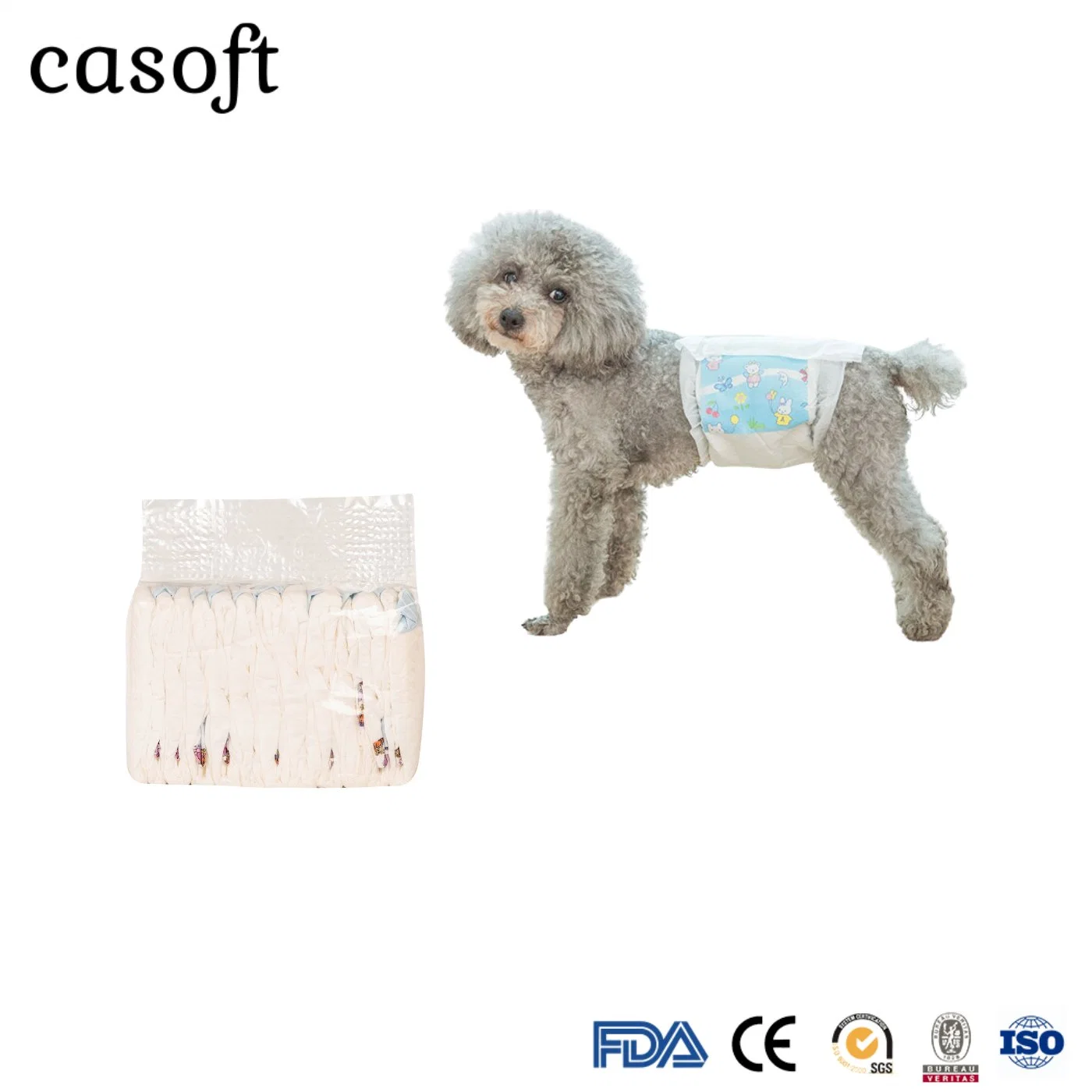 Casoft Dog Physiological Pants Diaper Sanitary Washable Underwear Briefs Reusable Supply Products in Japan