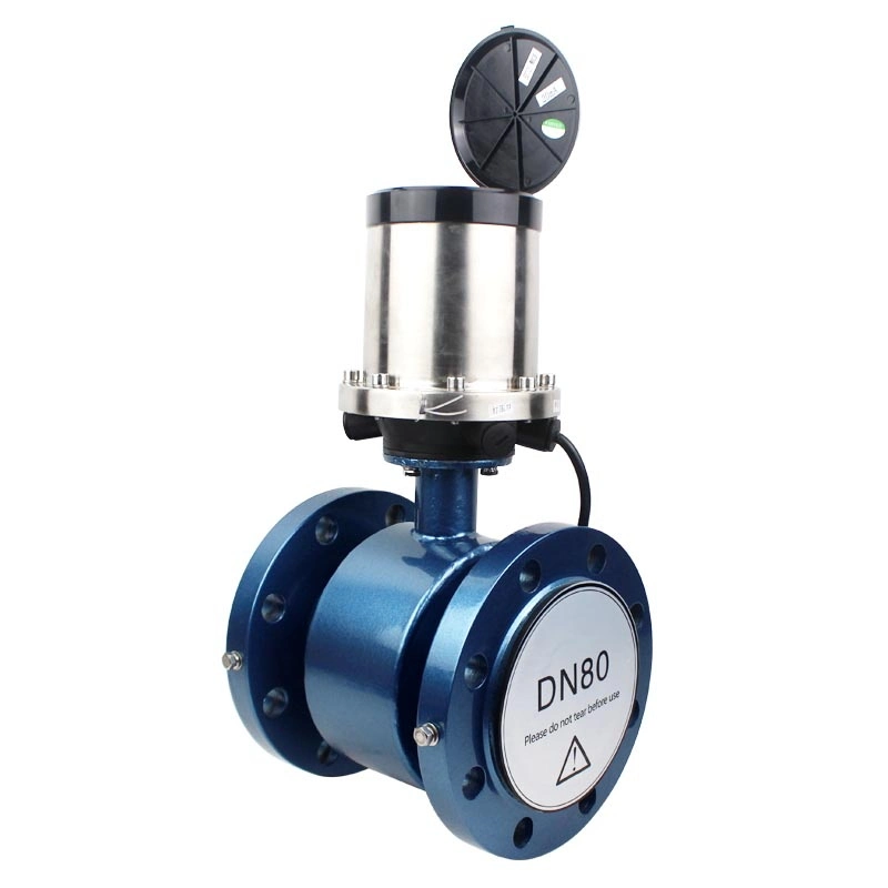 SS316 SS304 Battery Powered Electromagnetic Liquid Water Flowmeter