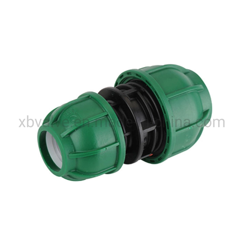 High Quality Compression Fittings Connectors PE Pipe Fittings Elbow, Adaptor, Tee End Cap and Coupling Connector