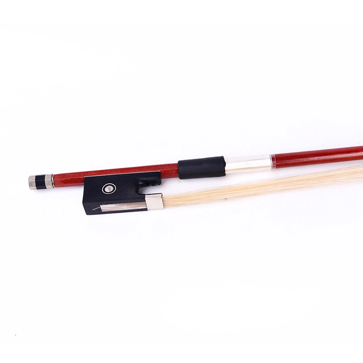 Usine Brazilwood Ebony Frog Student Round Ebony Violin Bow