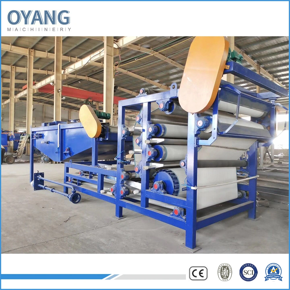 Mineral Mud Dewatering Treatment Equipment with Sewage Sludge Filter Press