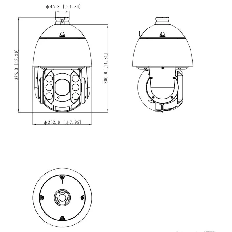 Dahua 4MP 25X Starlight IR Wizsense Network PTZ Camera