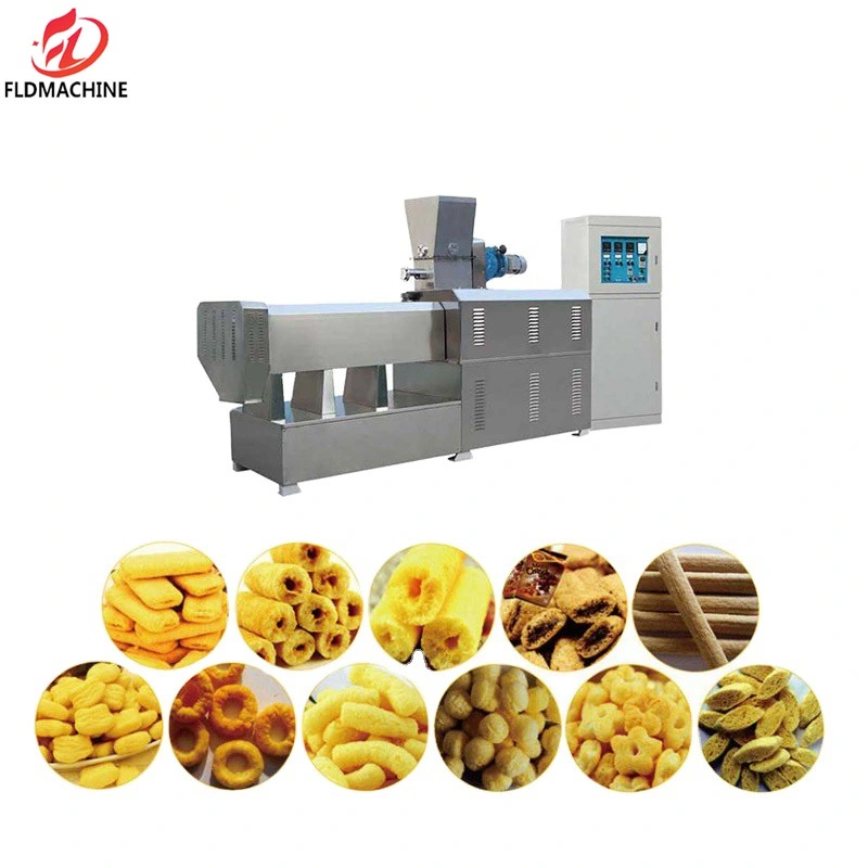 Puffed Corn Snack Food Manufacturing Machine