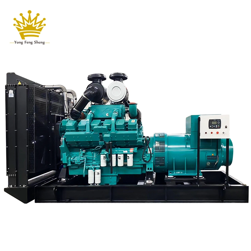 700kw 875kVA Four Stroke Low Noise Open Type Site Use Diesel Generator Cummins for Yofen