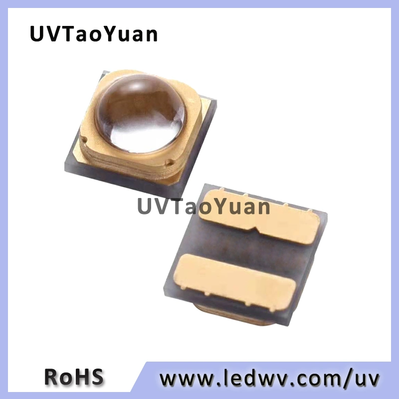 High Power LED SMD 3535 UVB UVC 310nm 11-16MW 20mm de luz ultravioleta de PCB