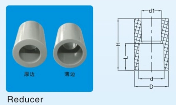 Australian Special-Purpose Plastic PVC/UPVC Reducer (Conduit system AS/NZS 2053)