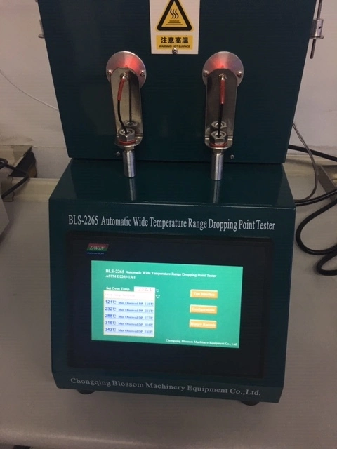 Massa lubrificante ASTM D2265 para laboratório automático sobre vasta gama de temperaturas Dispositivo de teste de pontos de queda