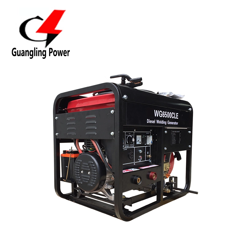 6kVA 5 in 1 Diesel 300A Post Welding Machine Generator Power Generation