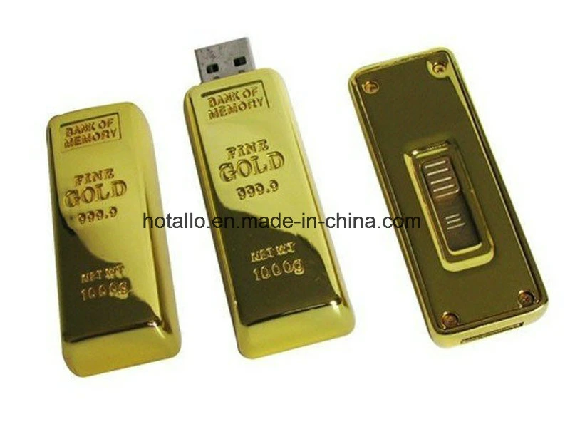 Special Shape Gold Bar USB Flash Memory