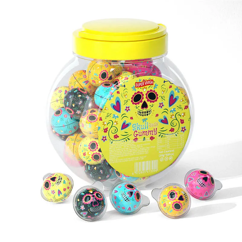 Custom Wholesale/Supplier Private Label Gummy Ball Candy Jelly Gummies Eyeballs Candy