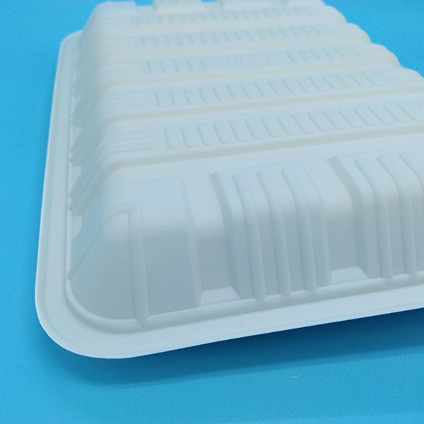 Disposable Compostable Square Cornstarch Dish