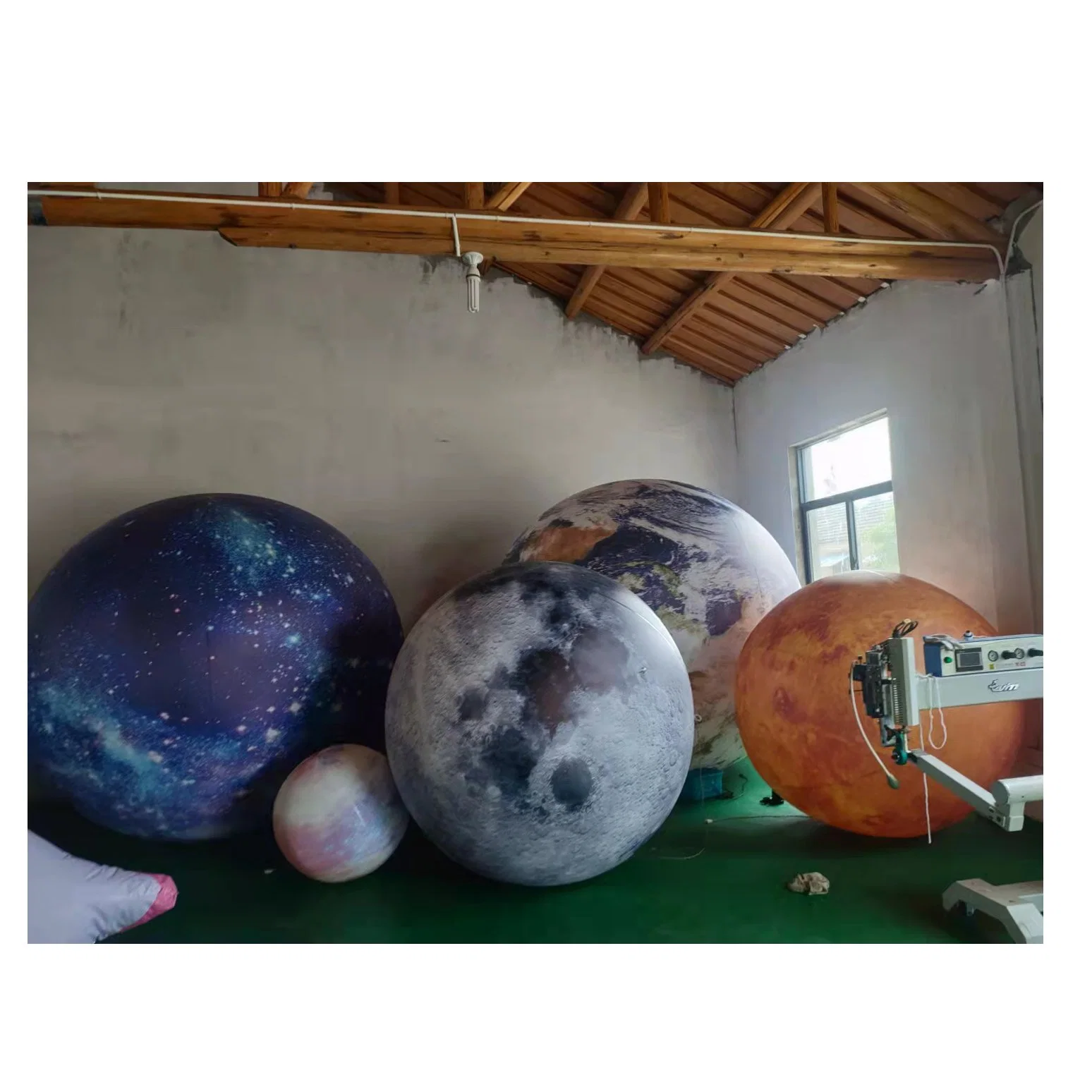 Boyi Large LED Inflatable Moon Balloon Activities Inflatable LED Moon B33