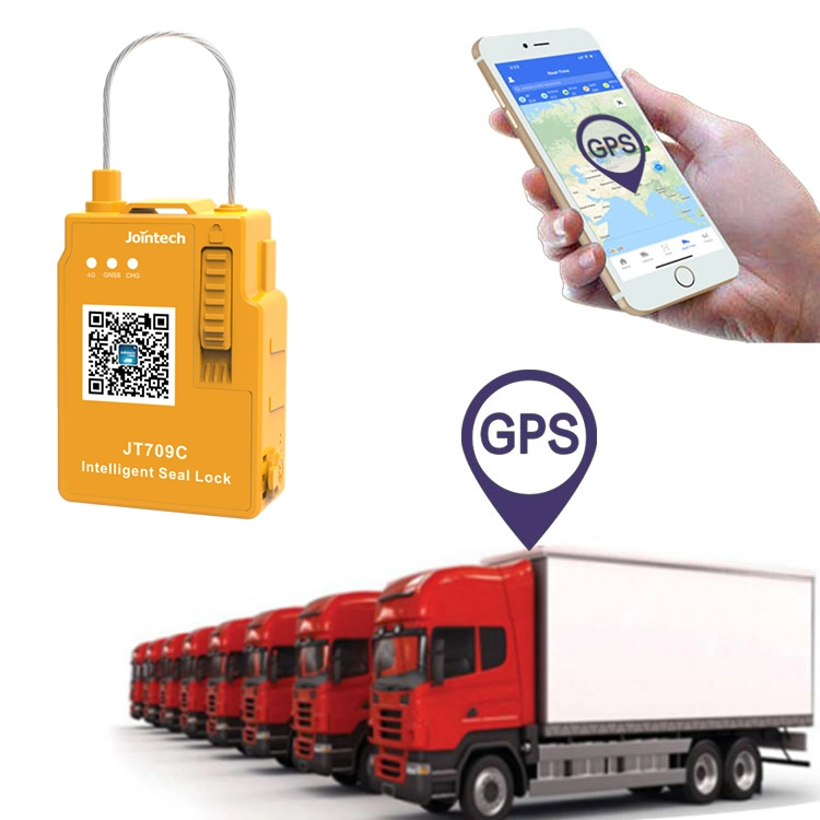 Conteneur de GPS Jointech 709c de la navigation à joint E camion logistique du fret emplacement GPS tracker joint de verrouillage électronique Smart