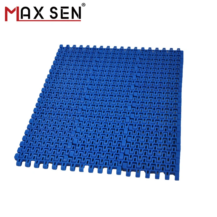 Blue Conveyor System Belt for Packing Line Food Grade Plastic