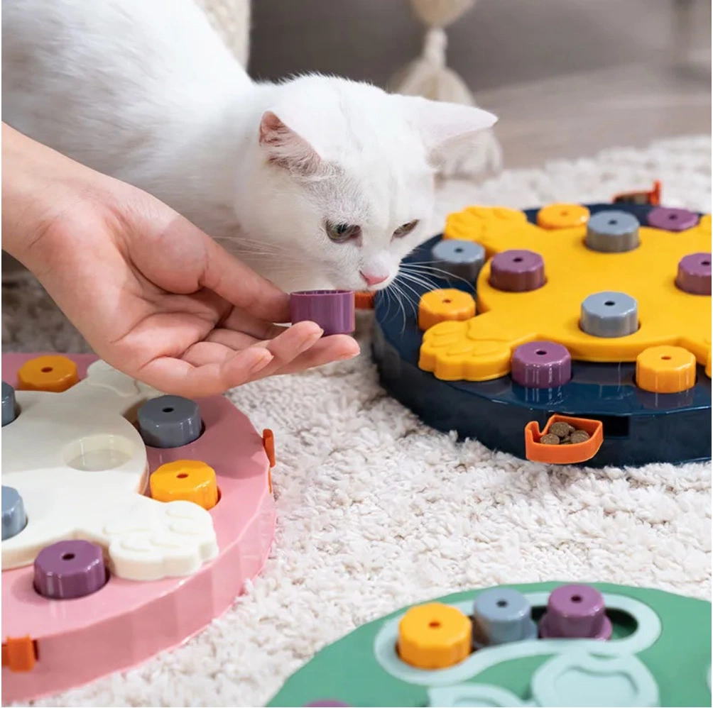 Puzzle Haustier Feeder Spielzeug Interaktive Iq Training Hund Katze Nahrung Spender