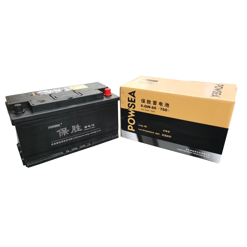 DIN88, DIN100 Mf/Maintenance-Free Automotive Car Battery 12V Lead-Acid for Automobile/Auto/Truck/Solar Power Best Wholesale Price