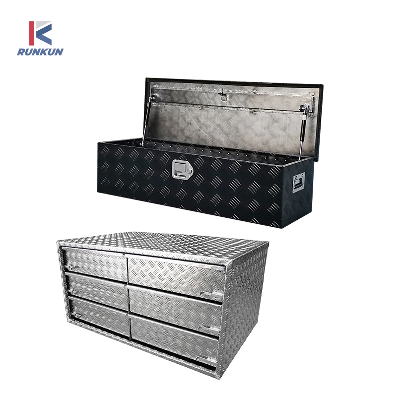 Supply Car Aluminum Magnesium Alloy Toolbox with Lock Aluminum Alloy Storage Box Aluminum Alloy Hardware Instrument Box
