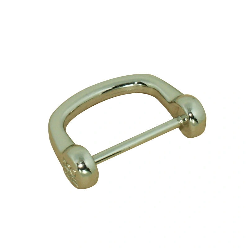 Accessoires Sac de boucle de ceinture amovible en métal Horseshoe vis amovible en alliage d anneau ouvert