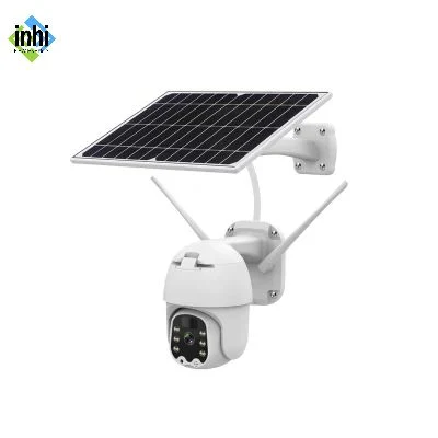 WiFi PTZ Outdoor 1080p Solarkamera 360 Batterie Stromversorgung Sicherheit CCTV IR Nachtsichtkamera für den Außenbereich, drahtlos