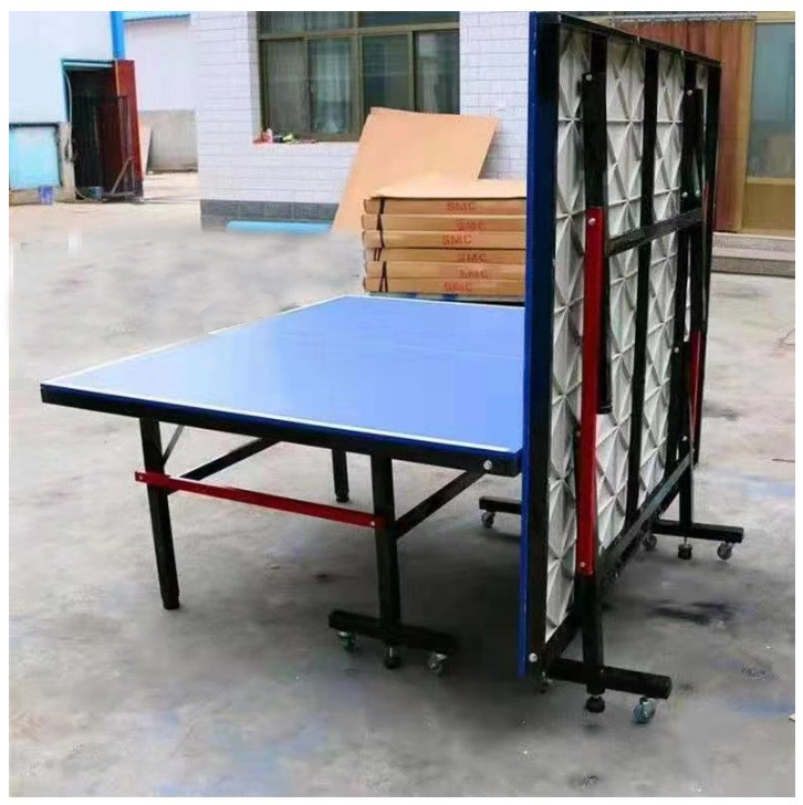Outdoor Foldable and Movable Table Tennis Table for Training