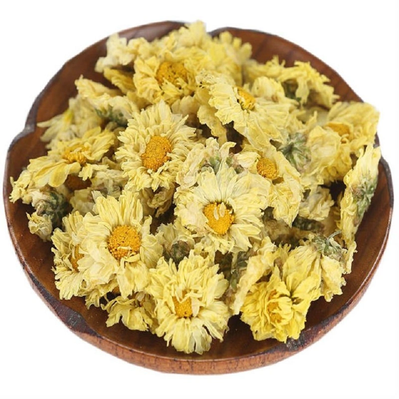 Thé aux fleurs de fines herbes de Chine thé jaune de chrysanthème corps mince chaud Vente