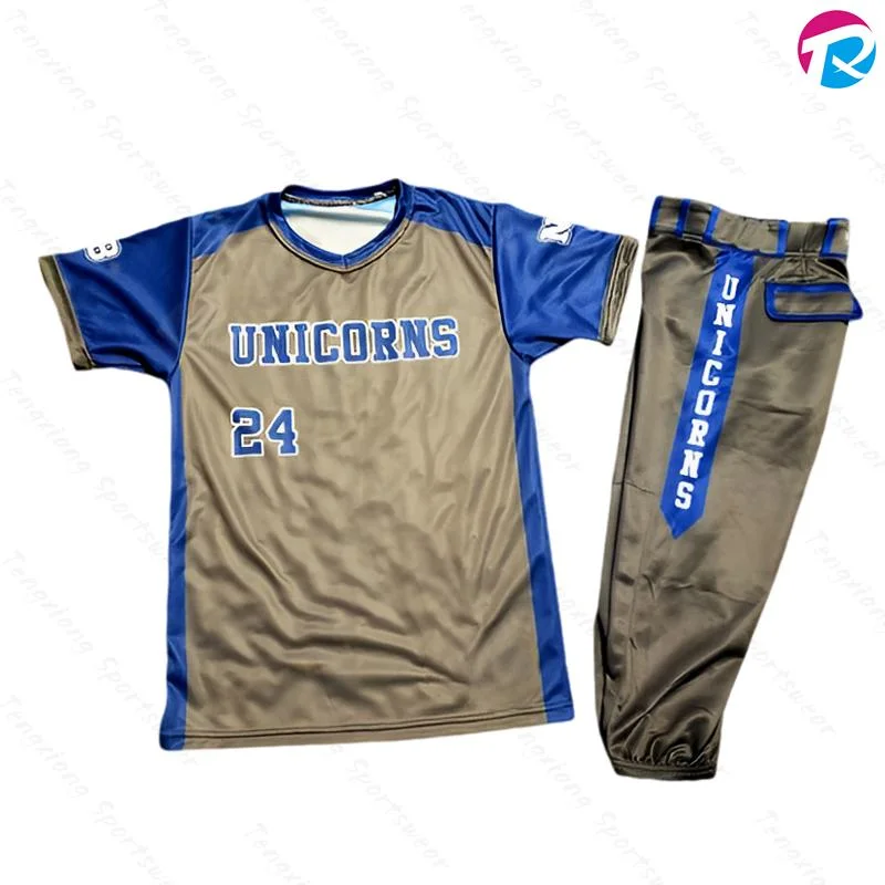 2023 Diseño de última hora cómodo Jersey de béisbol Sportswear hecho en China