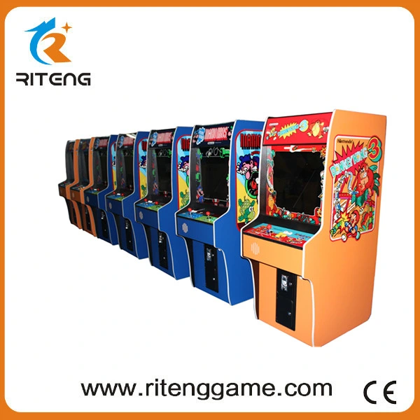 Free Play Customized Coin Operated Upright Arcade Machines Multi Games