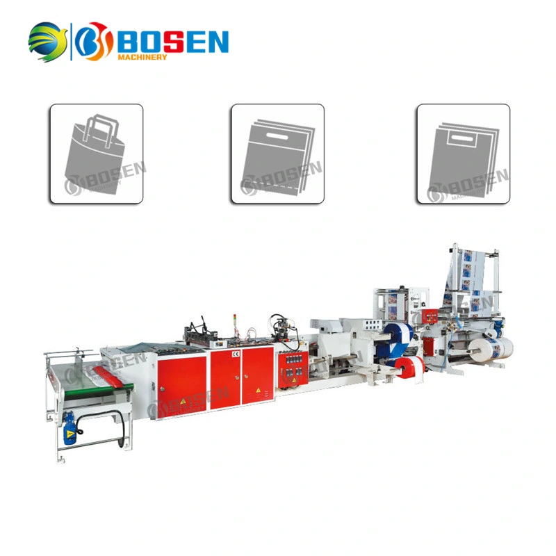 Fully Automatic Welding Soft Online Plastic Side Sealing Bag Making Machine